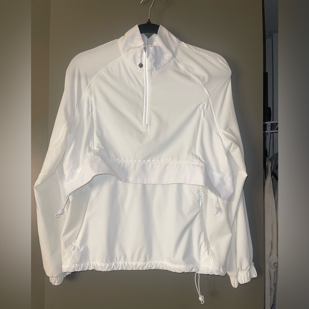 White Lululemon Warmup Jacket